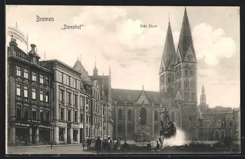 AK Bremen, Domshof, Der Dom