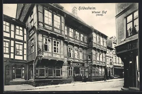 AK Hildesheim, Gasthaus Wiener Hof