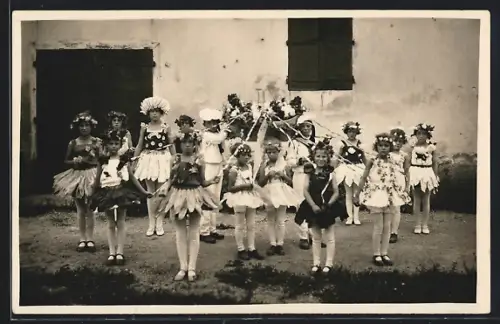 Foto-AK Münchberg, Kinder beim Wiesenfest