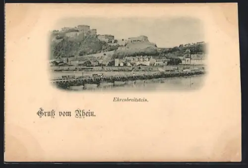 AK Koblenz, Festung Ehrenbreitstein