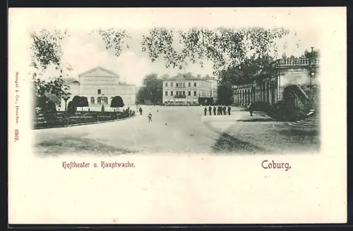 AK Coburg, Hoftheater und Hauptwache