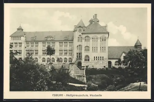 AK Coburg, Heiligkreuzschule, Westseite