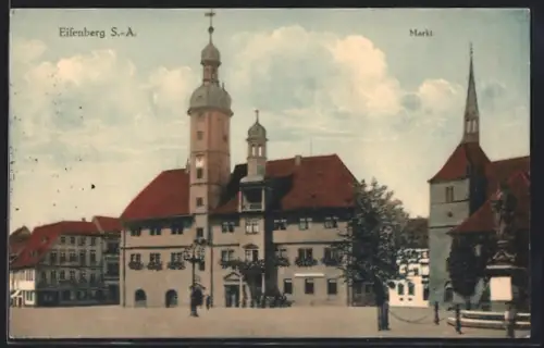 AK Eisenberg / Thüringen, Partie am Markt