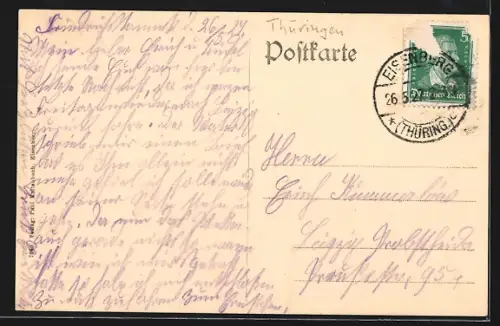 AK Eisenberg / Thüringen, Partie am Markt