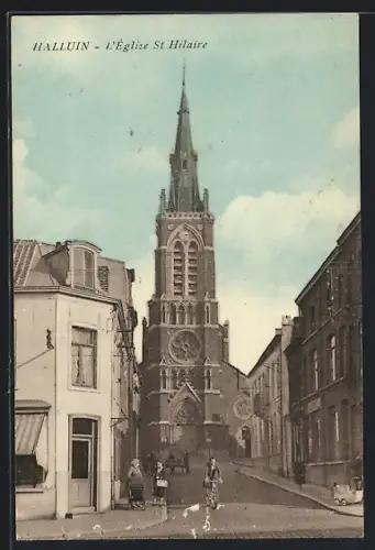 AK Halluin, L`Église St Hilaire