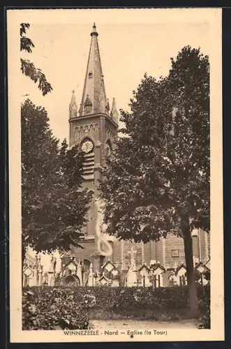 AK Winnezeele /Nord, Eglise la Tour