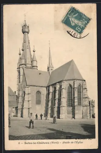 AK Solre-le-Château /Nord, Abside de l`Église