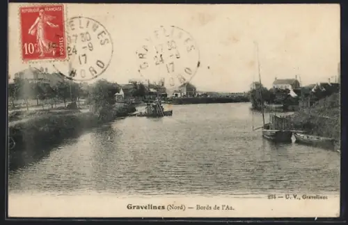 AK Gravelines /Nord, Bords de l`Aa