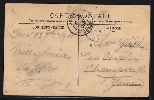 AK Douai, Tor, Denkmal, Strassenpartie