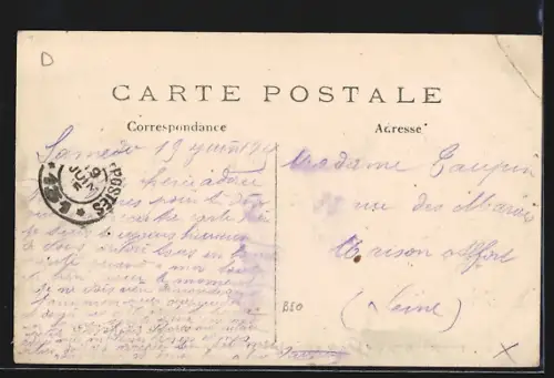 AK Dunkerque, 4 Mâts dela Maison Bordes dont le port d`attache est Dunkerque