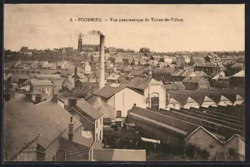 AK Fourmies, Vue panoramique de Trieux-de-Villers