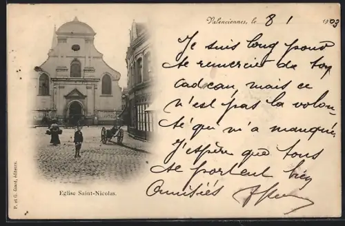 AK Valenciennes, Eglise Saint-Nicolas