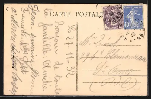 AK Nouveau Roubaix /Nord, Place de la Fraternité