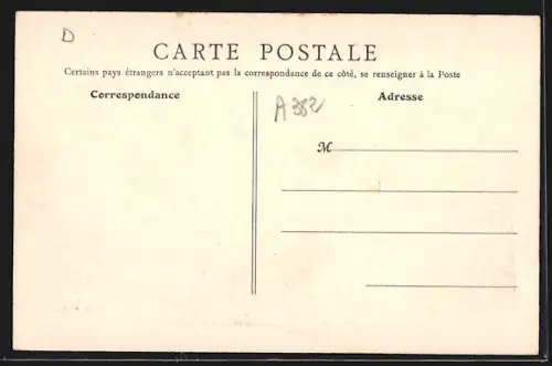 AK Denain /Nord, Rue de Villars et Place du Commerce