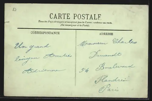 AK Hazebrouck, La Rue d`Aire, Strassenpartie