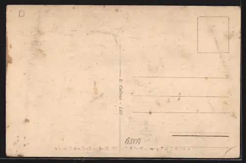 AK Haubourdin /Nord, Pensionnat de la Sagesse, Le Grand Réfectoire