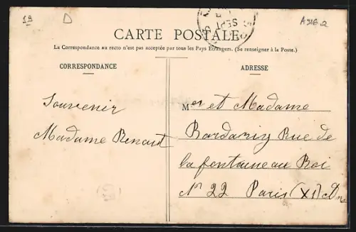 AK Lompret /Nord, Le Pont du Chemin de Fer