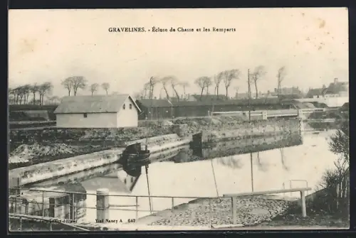 AK Gravelines, Écluse de Chasse et les Remparts