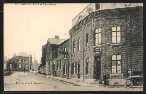 AK Fourmies-Trieux, Rue de Trieux, Strassenpartie
