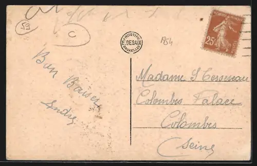 AK Fourmies-Trieux, Rue de Trieux, Strassenpartie