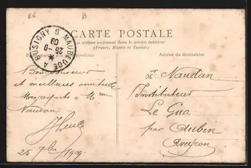 AK Maubeuge, La Place Mabuse, Côté gauche