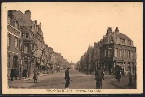AK Malo-les-Bains, Avenue Faidherbe