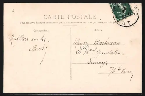 AK Cahors, Vue du Sud-Ouest avec le pont sur le Lot et panorama urbain