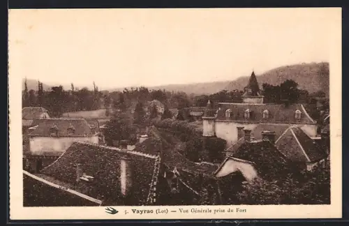 AK Vayrac /Lot, Vue Générale prise du Fort