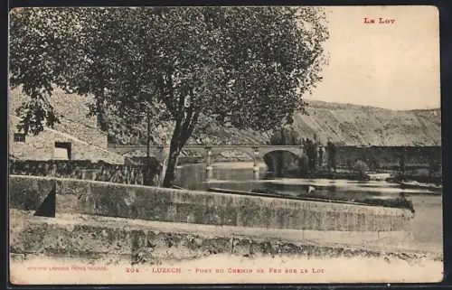 AK Luzech, Pont du Chemin de Fer sur le Lot