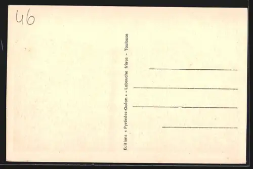 AK Rocamadour, Vue générale du Midi