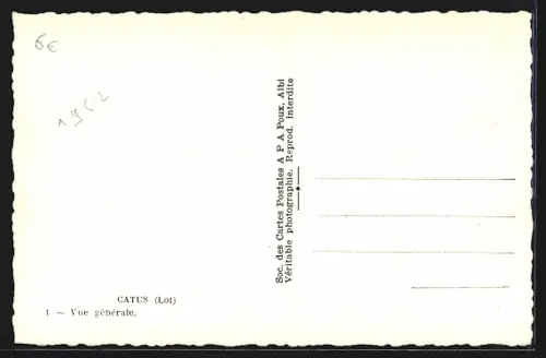AK Catus /Lot, Vue générale