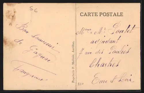 AK Bretenoux /Lot, La Place et Porche