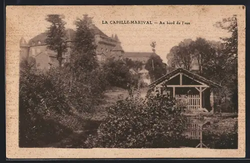 AK La Capelle-Marival, Au bord de l`eau