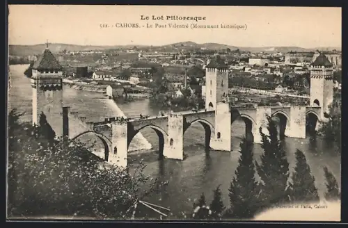 AK Cahors, Le Pont Valentré, Monument historique