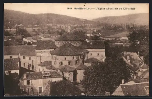 AK Souillac /Lot, L`Église Abbatiale du XIIe siècle