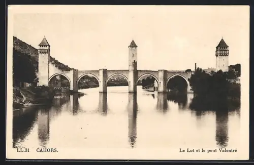 AK Cahors, Le Lot et le pont Valentré