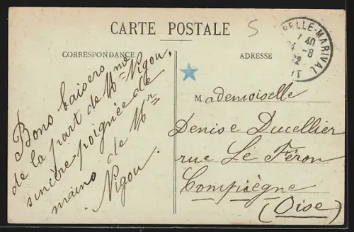 AK Castelnau-Bretenoux, Le Château et vue pittoresque du village