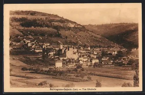 AK Salvagnac-Cajarc /Lot, Vue Générale