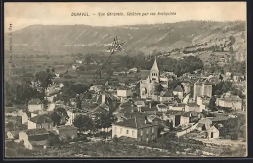 AK Duravel, Vue Générale. Célèbre par ses Antiquités
