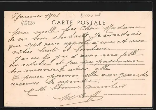 AK Prayssac /Lot, Château de Touzeaux