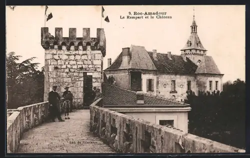 AK Roc-Amadour, Le Rempart et le Château