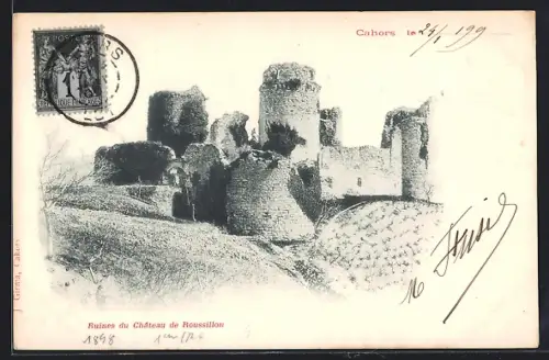AK Cahors, Ruines du Château de Roussillon