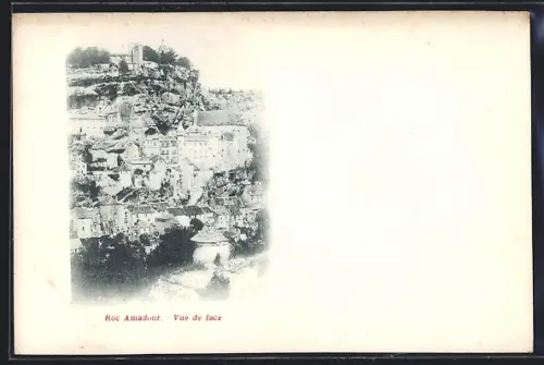 AK Roc Amadour, Vue de face