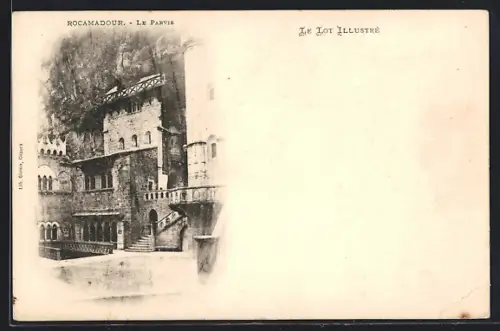 AK Rocamadour, Le Parvis