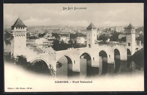 AK Cahors, Pont Valentré et vue sur la ville