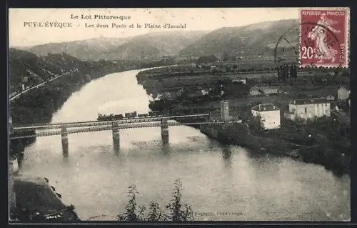 AK Puy-l`Évêque, Les deux Ponts et la Plaine d`Issudel