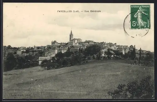 AK Faycelles /Lot, Vue Générale