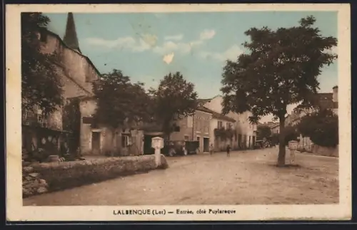 AK Lalbenque /Lot, Entrée, côté Puylaroque