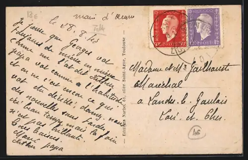 AK Lalbenque /Lot, Entrée, côté Puylaroque