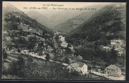 AK Laval-de-Cère, Vue générale et les Gorges de la Cère
